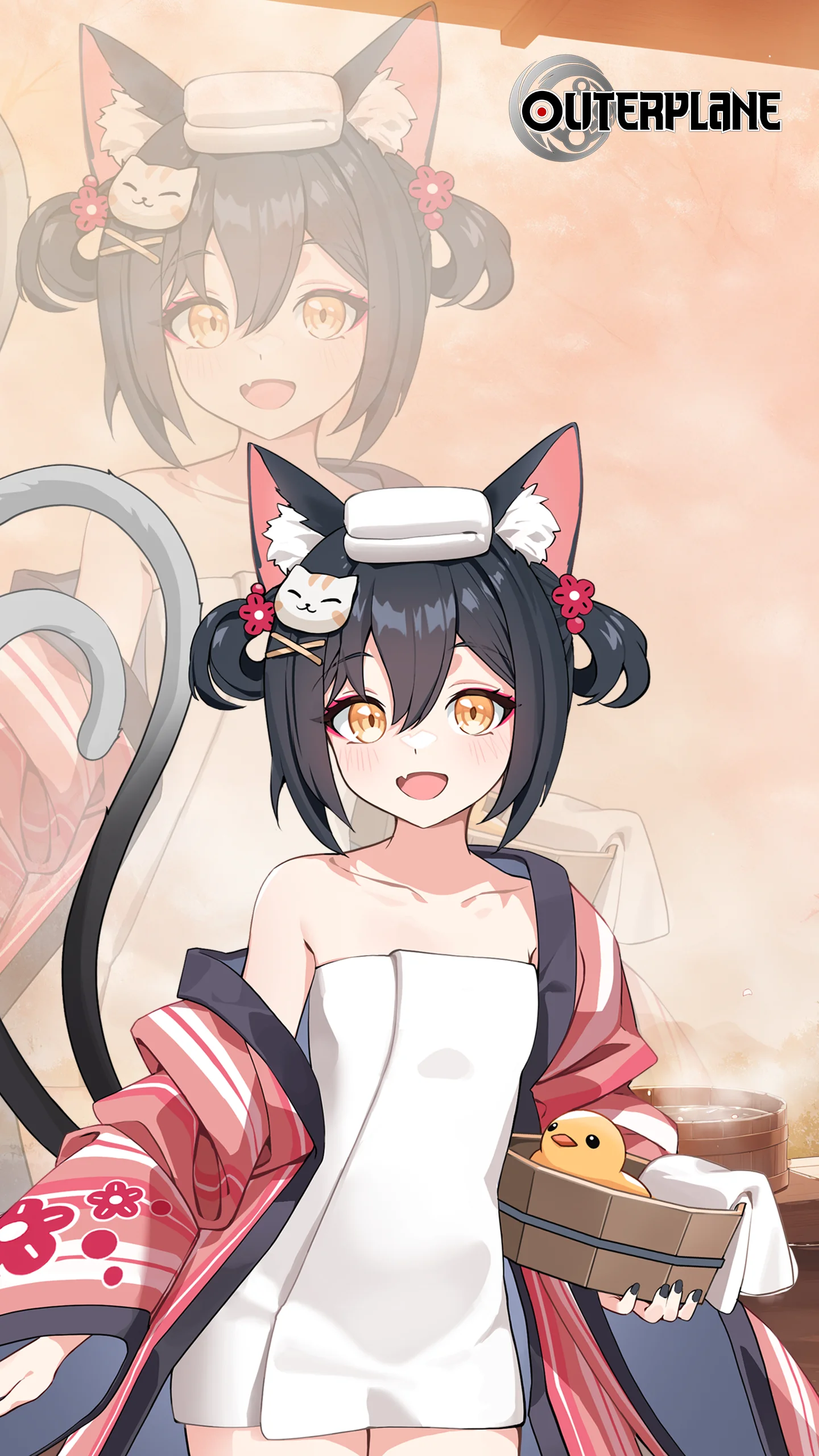 [Hot Spring's Specialty Kuro] Mobile Wallpaper