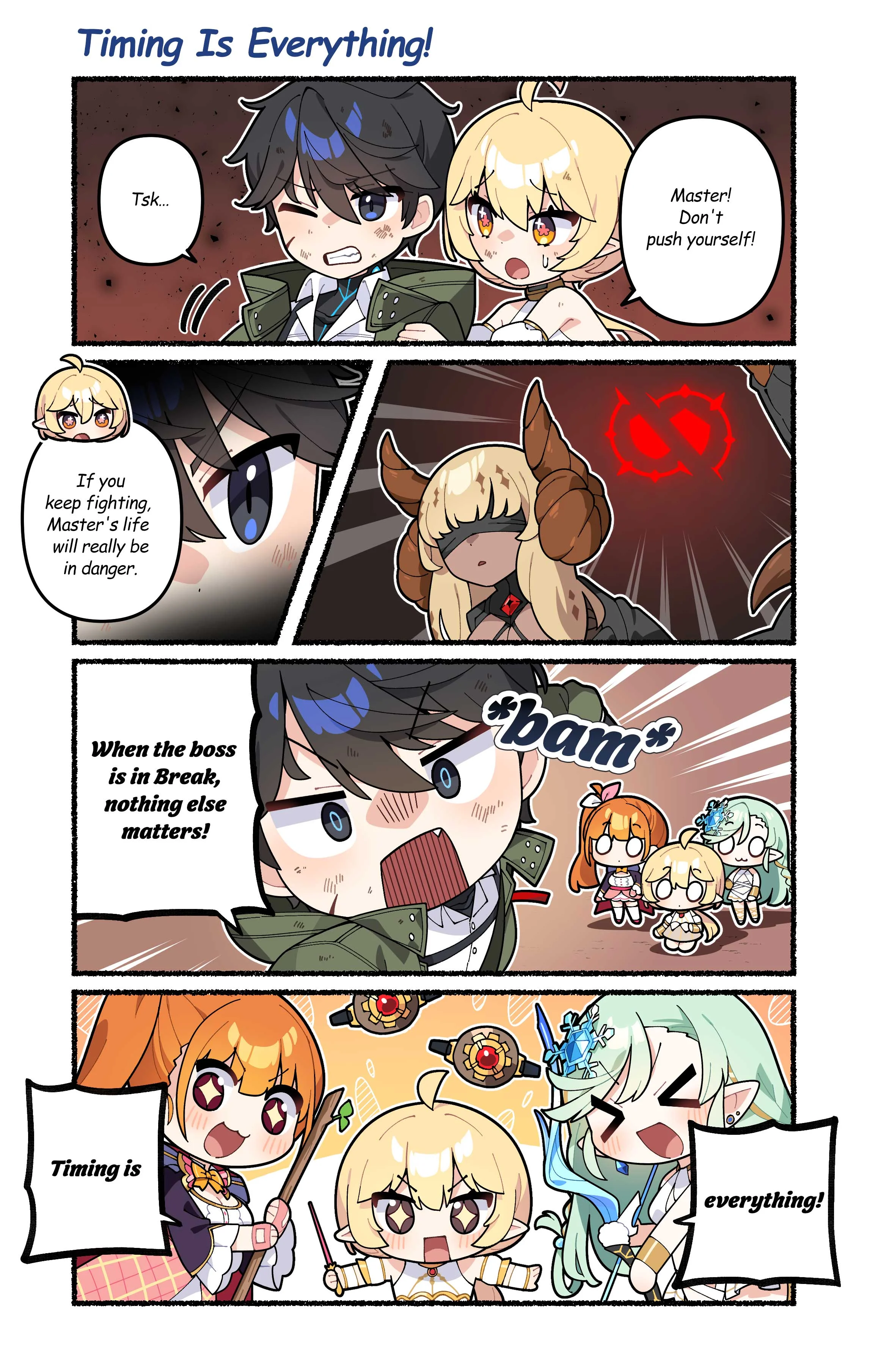 [Official 4-cut cartoon] Ep.6, Timing Is Everything!