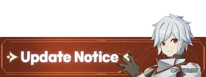 3/24 (Mon) Update Notice (3/31 05:15 Edited)