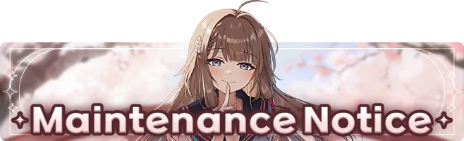 [Maintenance] 10/10 (Fri) Temporary Maintenance Notice